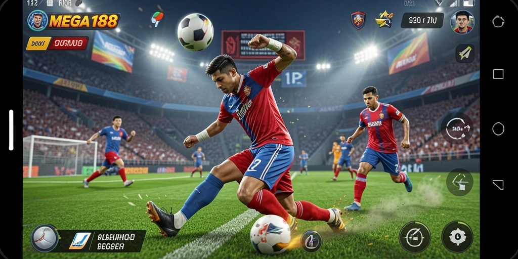 Tampilan gameplay MEGA188 yang seru dan kompetitif.