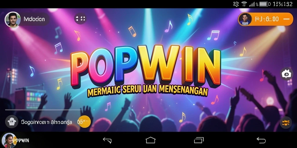 Tangkapan layar utama dari gameplay <strong>POPWIN</strong> yang seru dan interaktif.
