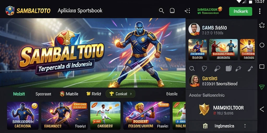 Tampilan menarik dan interaksi seru saat bertaruh menggunakan SAMBALTOTO.