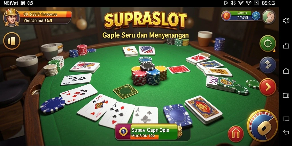 Tampilan menarik dari gameplay SUPRASLOT yang seru.